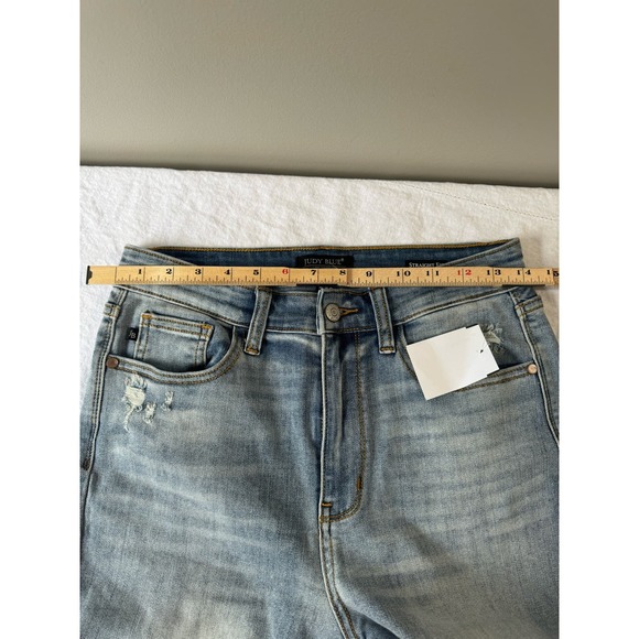 NEW Judy Blue Straight Fit Jean 7/28 High Rise Denim - Picture 4 of 9